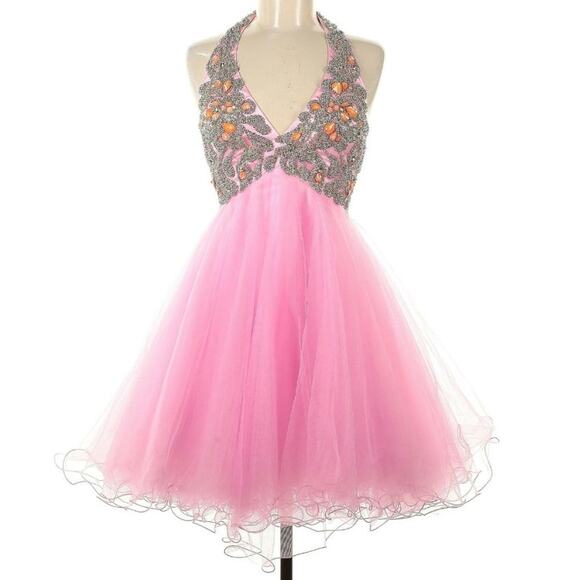 NWT Madison James Special Occasion Allure Night Moves Size 6 Pink Prom Dress - Picture 2 of 10